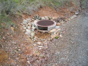 roadway culvert inlet